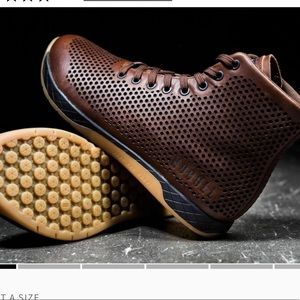 NOBULL High Top Coffee Leather Trainer